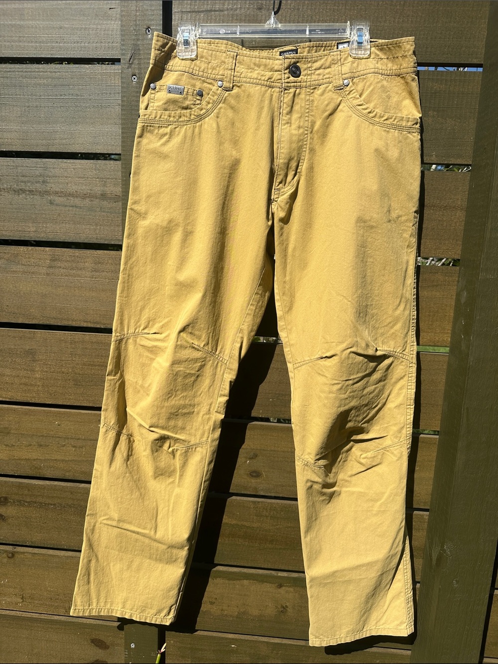 Kuhl Men's Chinos in Mustard Yellow